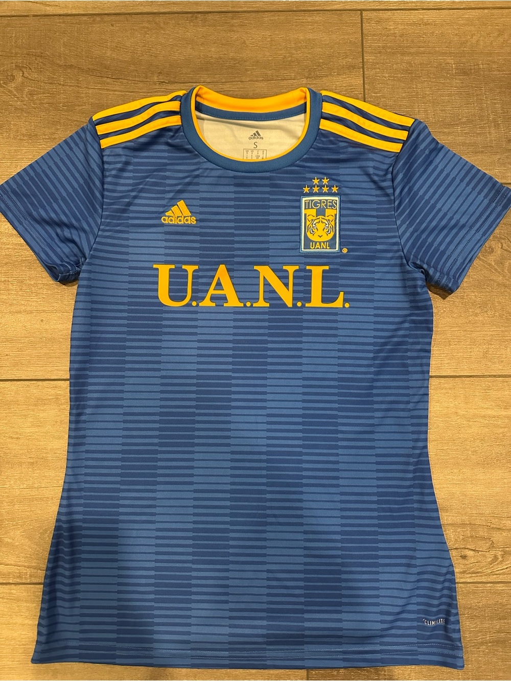 ORIGINAL - adidas Blue and Yellow Tigres U.A.N.L. Soccer Jersey